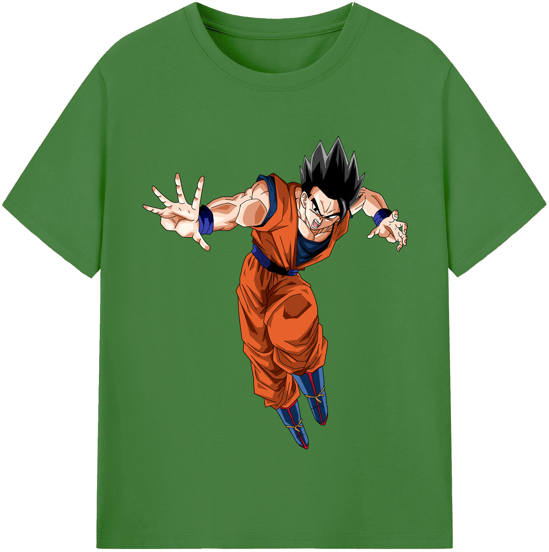 （画像用） ドラゴンボール 孫 悟飯（そんごはん）DRAGON BALL Son Gohan レディースカジュアルプリントTシャツ（綿100％）
